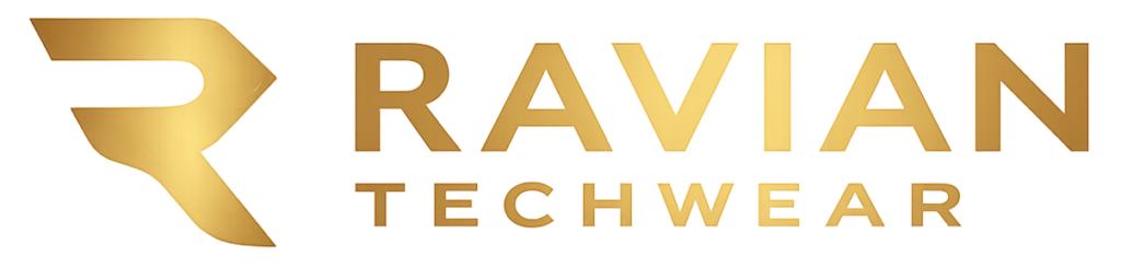 ravian techwear logo design transpareny